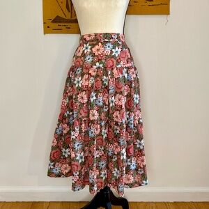 Vintage floral skirt